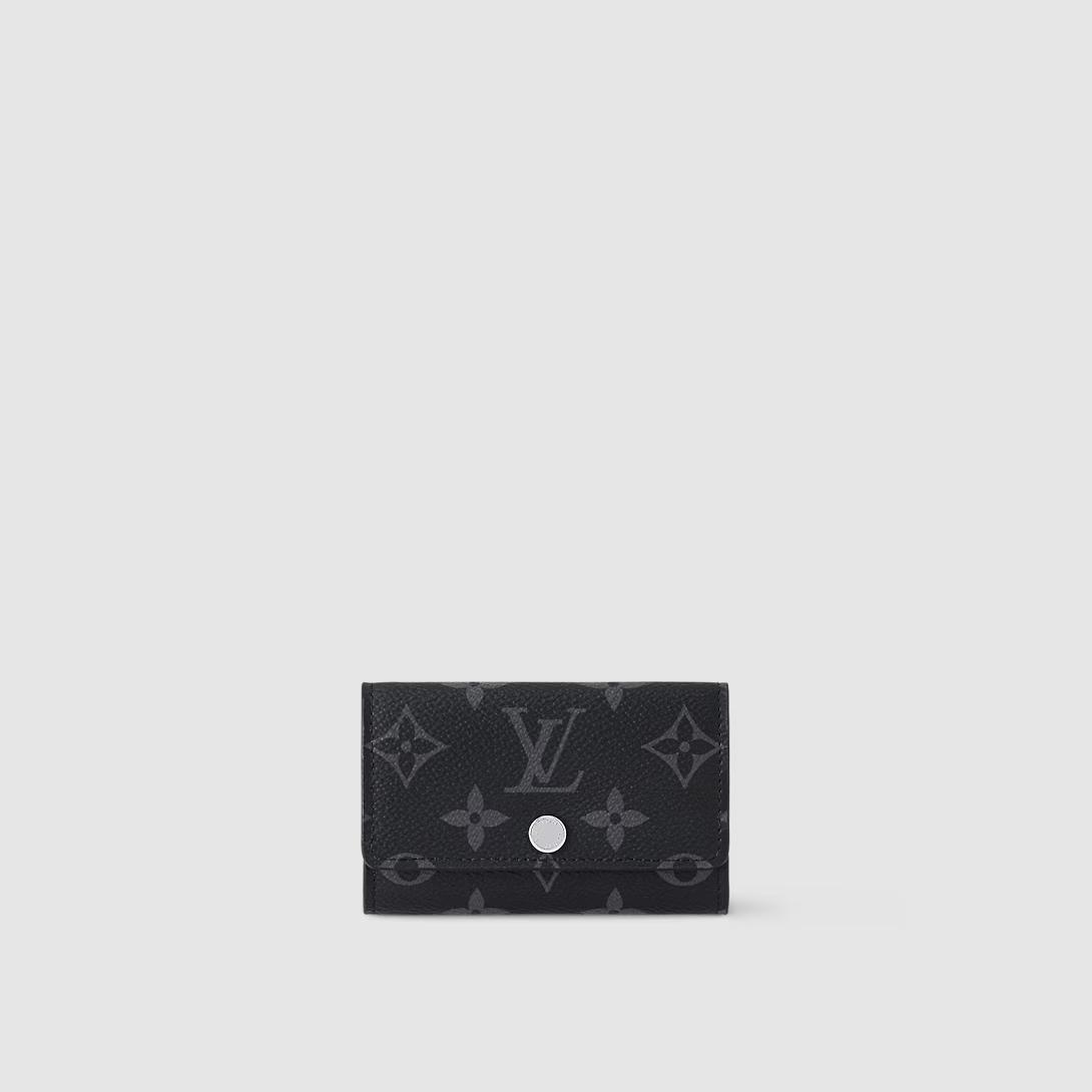 Ví Louis Vuitton 6-Key Holder Monogram Eclipse Nam Đen